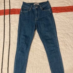 Levi’s 721 High Rise Skinny Jeans